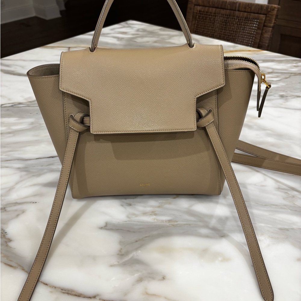 Celine Beige Belt bag